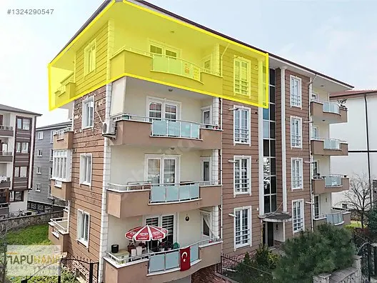 TAPUHANE'DEN SGK KARŞISI 3+1 135M2 3 BALKONLU DAİRE